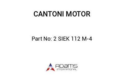 2 SIEK 112 M-4 2 SIEK 112 M-4