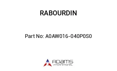 A0AW016-040P0S0