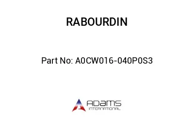 A0CW016-040P0S3