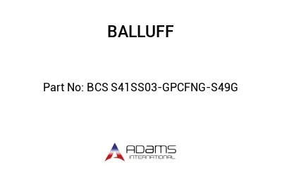 BCS S41SS03-GPCFNG-S49G									